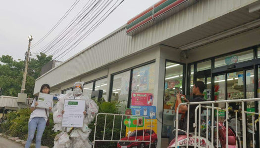 The Plastic Monster Strikes 7/11 Bangkok but Fails to Instill Fear of Plastic Waste