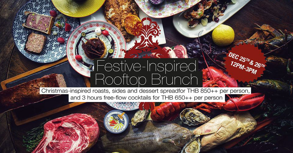Festive-Inspired Rooftop Brunch