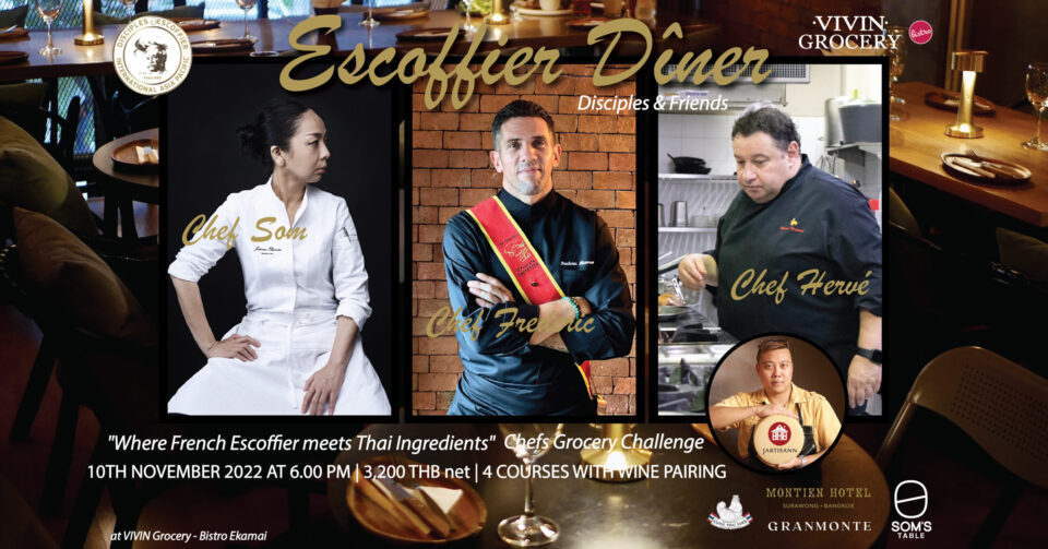 Escoffier Dîner at VIVIN Grocery Bistro Ekamai